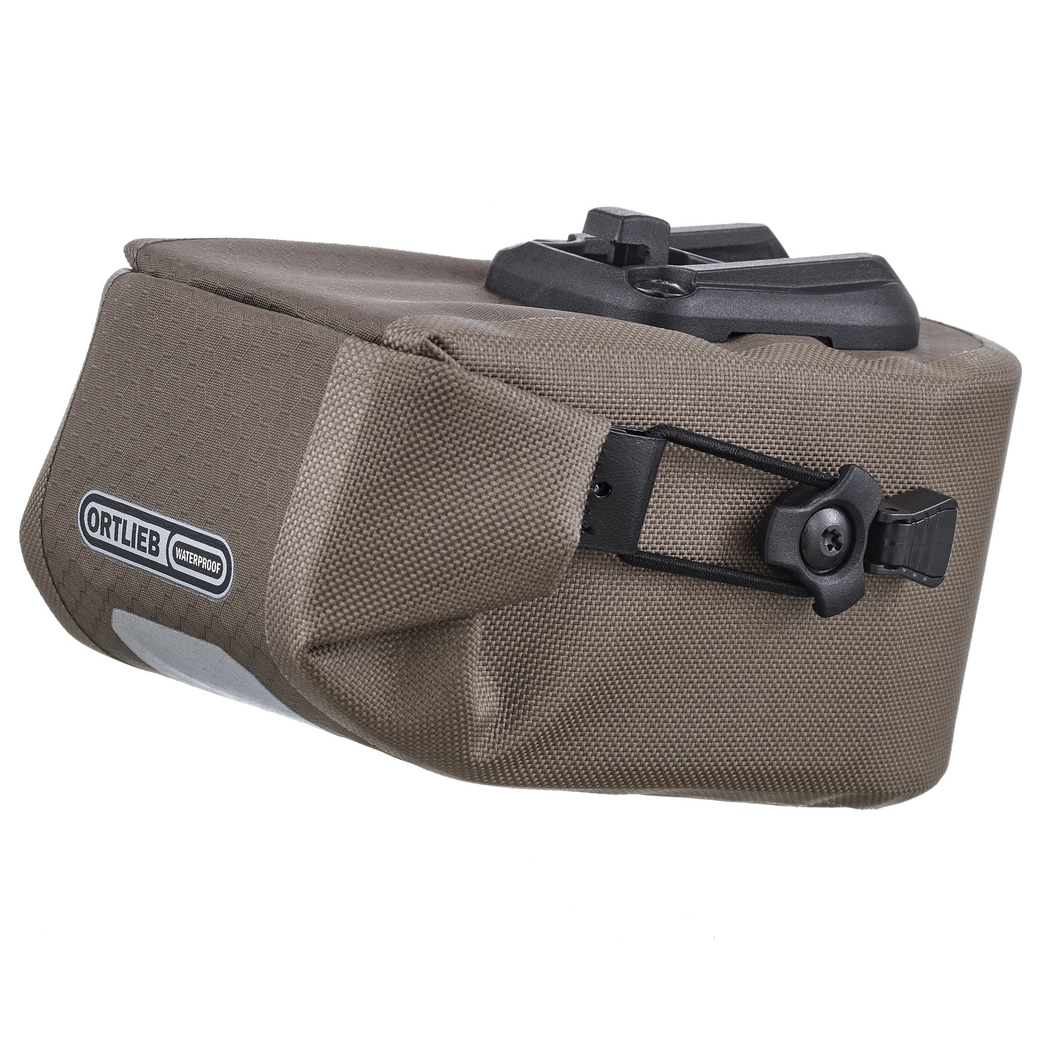 ORTLIEB Micro-Bag 0.5L in dark sand mit reflektierendem Element und Rollverschluss